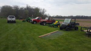 Jeep, farm equipment, lawn mower, ATV