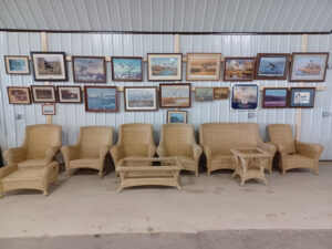 Outdoor furniture and pictures